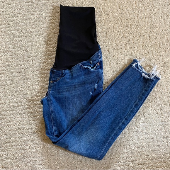 LOFT Maternity Jeans size 0 petite - LIKE NEW - Picture 3 of 6